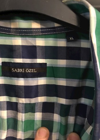 Erkek Yeşil Kareli Uzun Kollu Gömlek - Görsel 3