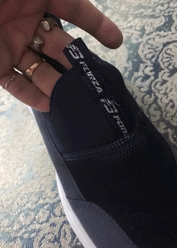 Mavi Gri Kadın Dolgu Topuk Spor Ayakkabı - Görsel 2