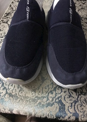 Mavi Gri Kadın Dolgu Topuk Spor Ayakkabı - Görsel 11