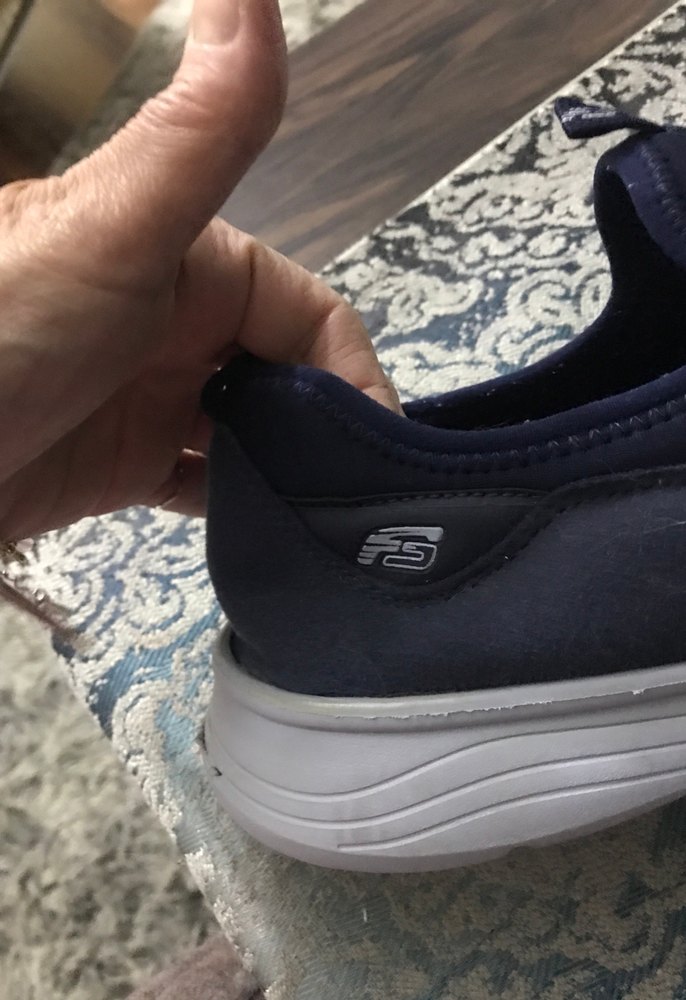 Mavi Gri Kadın Dolgu Topuk Spor Ayakkabı - Görsel 3