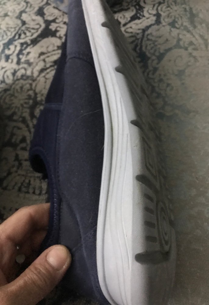 Mavi Gri Kadın Dolgu Topuk Spor Ayakkabı - Görsel 5