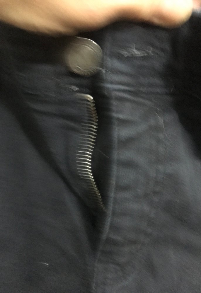 Siyah Kadın Kot Pantolon, Kemerli, Normal Boy - Görsel 4