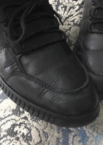 Siyah Gotik Erkek Ayakkabı Bağcıkları - Görsel 3