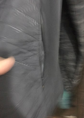 Erkek Siyah Kapitone Fermuarlı Ceket - Görsel 6