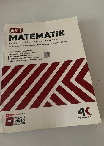 AYT Matematik Konu Özetli Soru Bankası