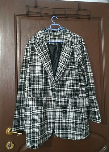 m Beden siyah Renk Kazayağı blazer