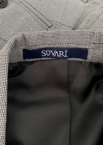 SÜVARİ MARKA Gri Erkek Yelekli Takım Elbise, Düğmeli - Görsel 3