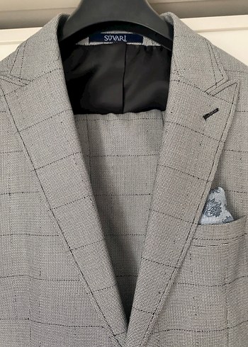 SÜVARİ MARKA Gri Erkek Yelekli Takım Elbise, Düğmeli - Görsel 2