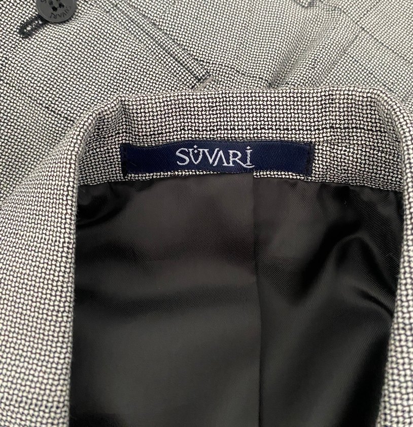 SÜVARİ MARKA Gri Erkek Yelekli Takım Elbise, Düğmeli - Görsel 3