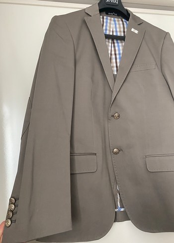 Sütlü Kahve Blazer Erkek Regular Fit Düğmeli Ceket - Görsel 3