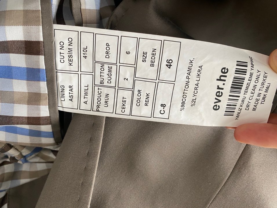 Sütlü Kahve Blazer Erkek Regular Fit Düğmeli Ceket - Görsel 4