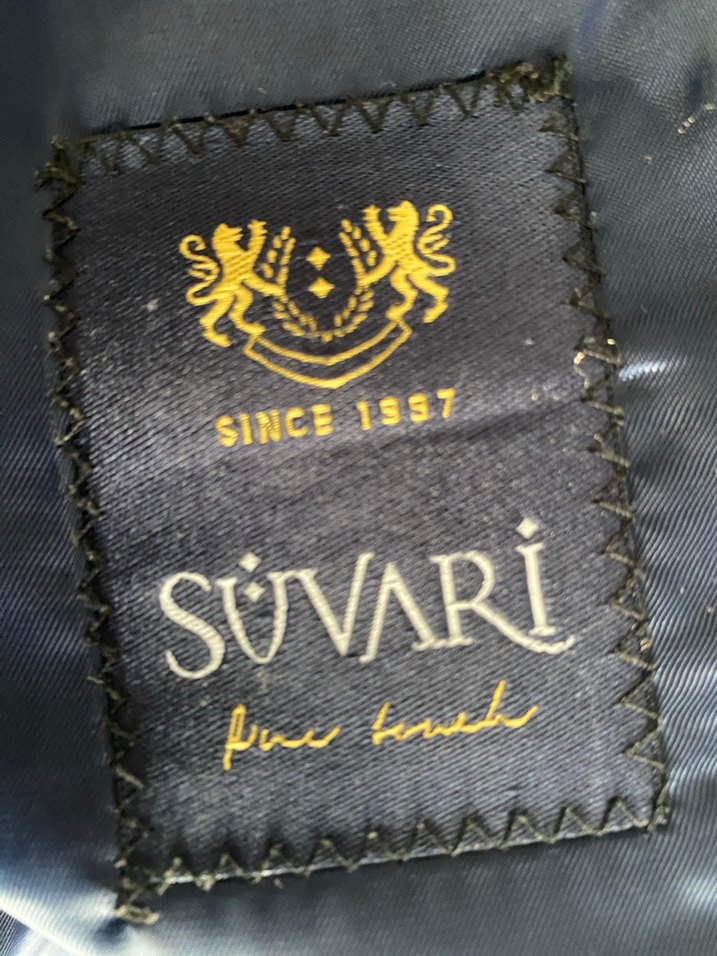 SÜVARİ - Düğmeli Mavi Erkek Takım Elbise - Görsel 5