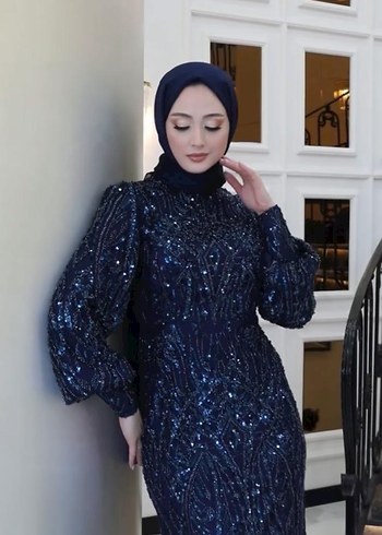 GAMZE ÖZKUL - TAŞLI TESETTÜR ABİYE - Görsel 3