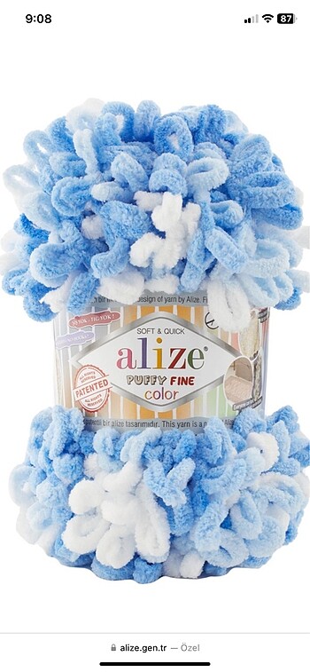 Alize Puffy fine color
