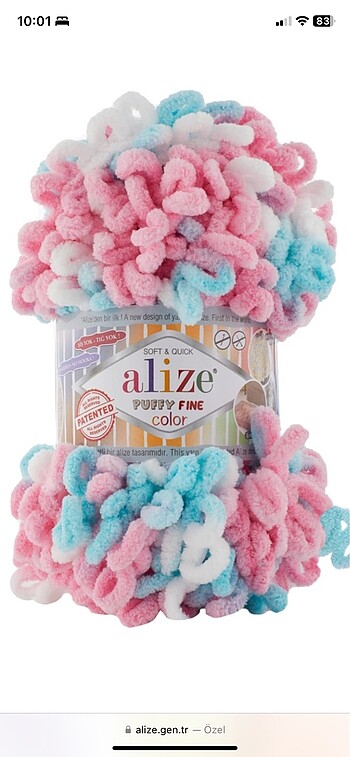 Alize Puffy fine color