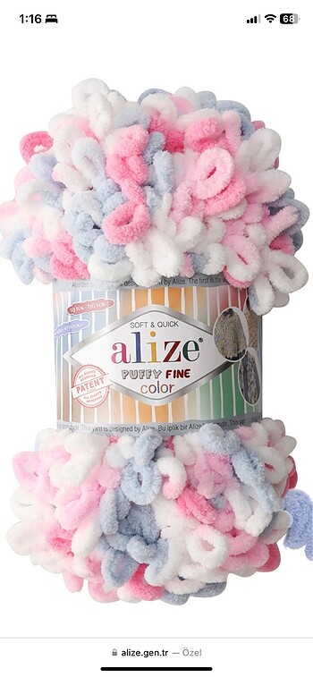 Alize Puffy fine color