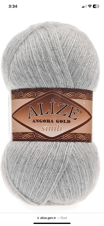 Alize Angoragold simli