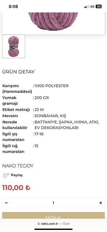 Diğer Nako Teddy