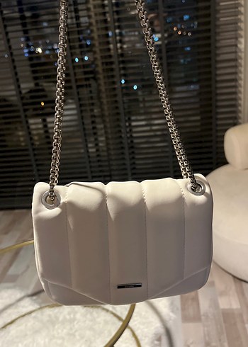 Bershka kadın beyaz çanta
