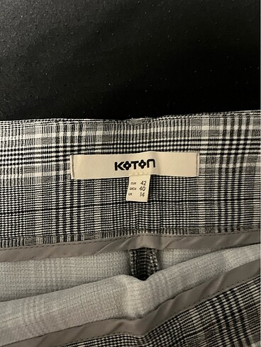 Koton Koton ekose etek