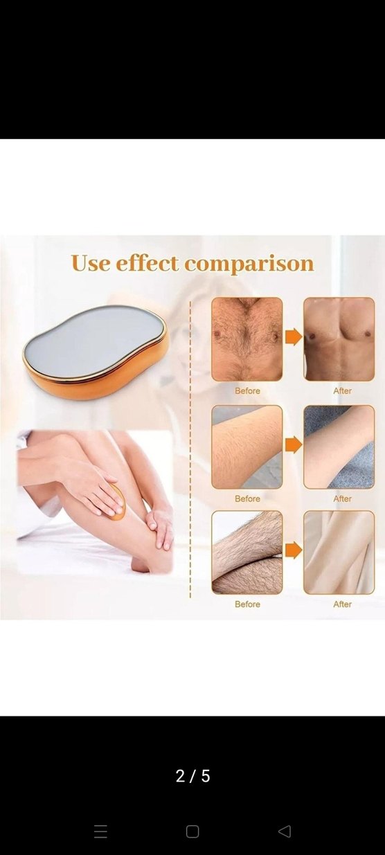 Parlak Altın Renkli Epilatör - Görsel 4