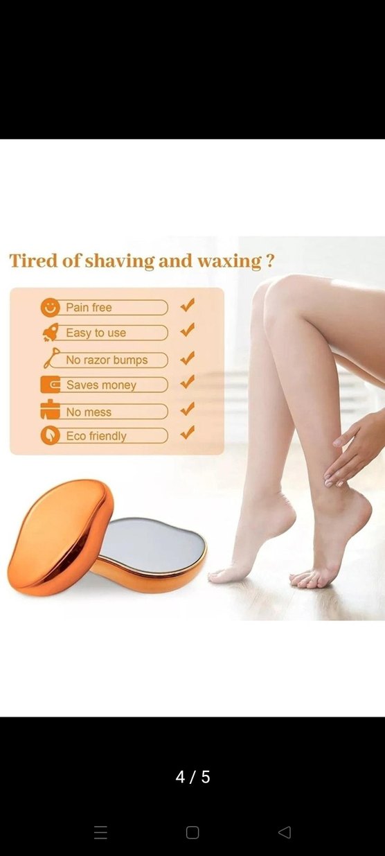 Parlak Altın Renkli Epilatör - Görsel 2