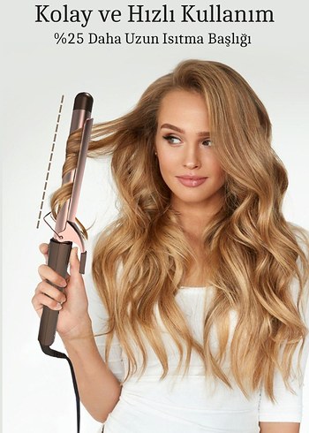 Keratin & Argan Yağlı Seramik Plakalı Saç Maşası - Görsel 3