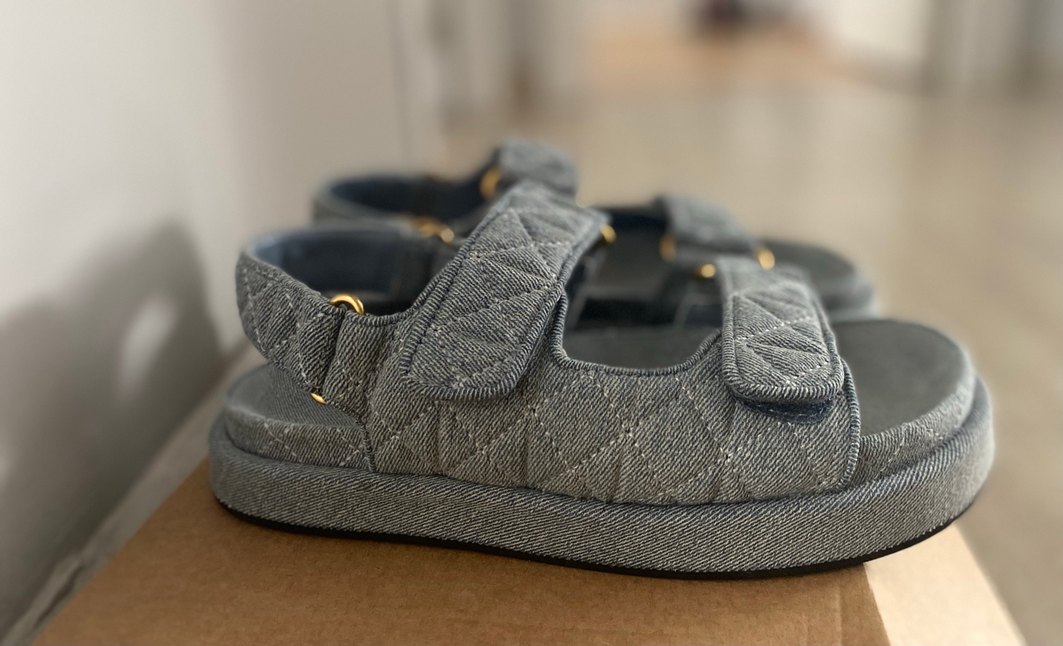 Mango kot dolgulu sandalet - Görsel 4