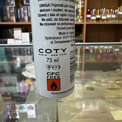 Beden Exclamation Siyah Bayan Deodorant 75ml Küçük boy Coty