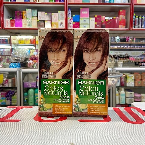 Garnier Color Naturals Saç Boyası 6.66 Alev Kızılı. 2 Adet ürün 