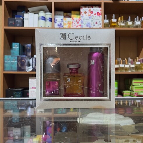Cecile Diva Edt 100ml + Deo + Roll-on SET