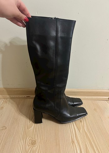 Siyah Vintage Çizme - Görsel 2