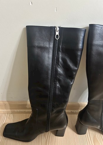 Siyah Vintage Çizme - Görsel 7