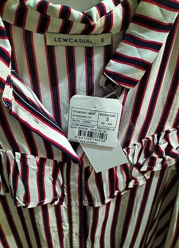 LC Waikiki Çizgili kadın baharlık gömlek