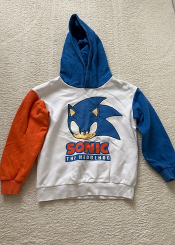 Erkek Çocuk Kapüşonlu Sonic Sweatshirt