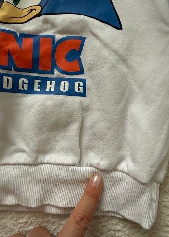 H&M Erkek Çocuk Kapüşonlu Sonic Sweatshirt