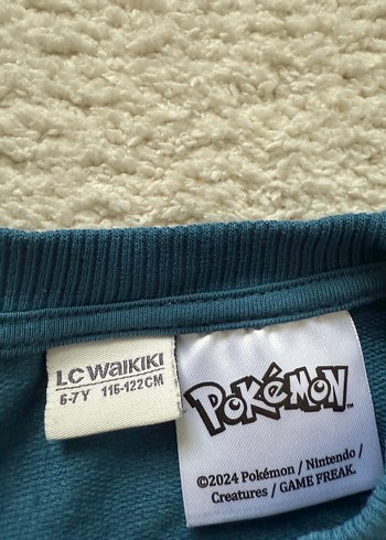 LC Waikiki Erkek Çocuk Renkli Pokémon Sweatshirt