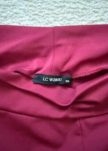 LC Waikiki Bordo Spor Tayt
