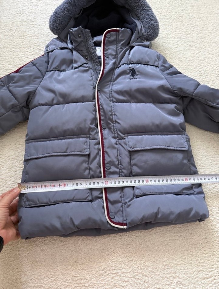 Gri Erkek Çocuk Kürklü Mont - Görsel 5