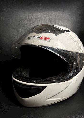 Beyaz ls2 kask - Görsel 6