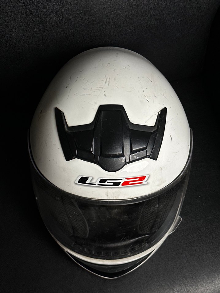 Beyaz ls2 kask - Görsel 2
