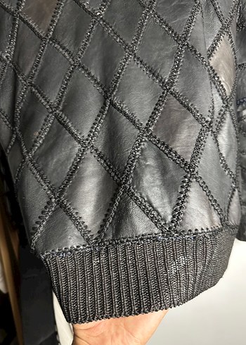 El Yapımı Özel Deri Ceket - Görsel 5