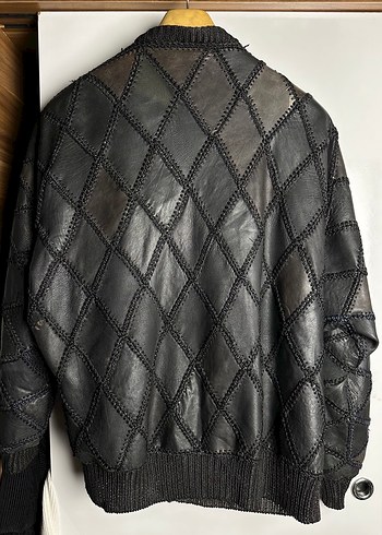 El Yapımı Özel Deri Ceket - Görsel 3