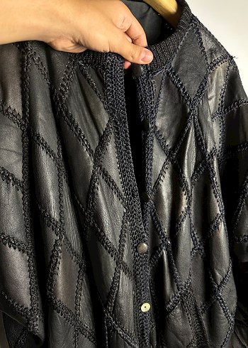 El Yapımı Özel Deri Ceket - Görsel 2