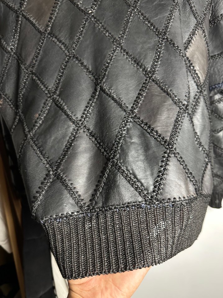 El Yapımı Özel Deri Ceket - Görsel 5