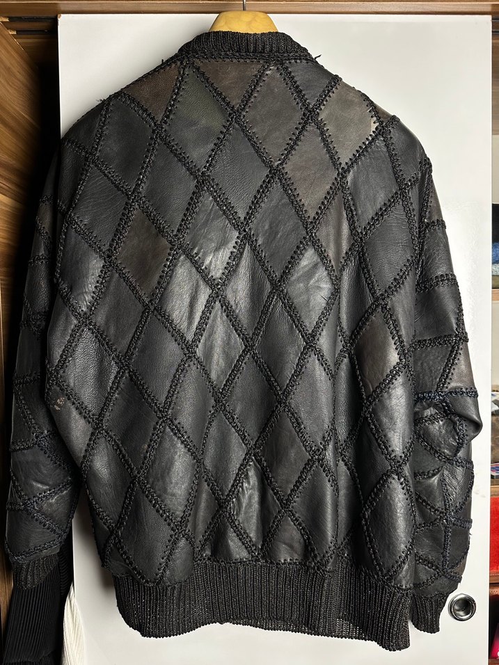 El Yapımı Özel Deri Ceket - Görsel 3