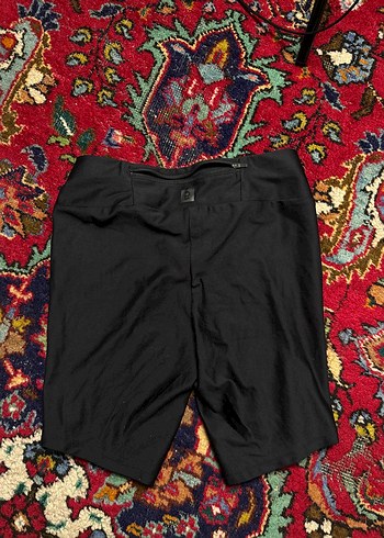 Kadın Siyah Mini Spor Şort - Görsel 4