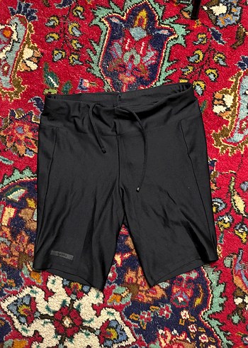 Kadın Siyah Mini Spor Şort - Görsel 2