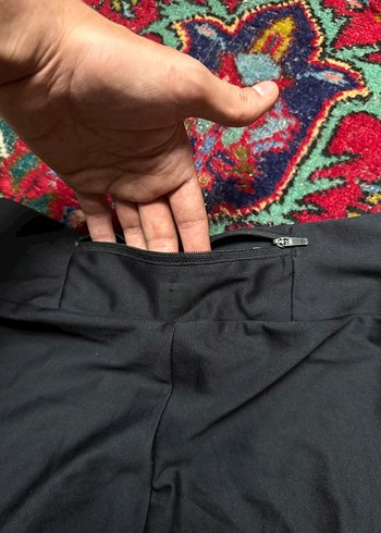 Kadın Siyah Mini Spor Şort - Görsel 5