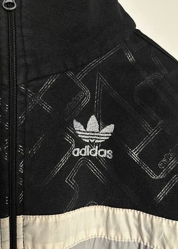 Adidas Siyah Fermuarlı Yüksek Yakalı Ceket - Görsel 3